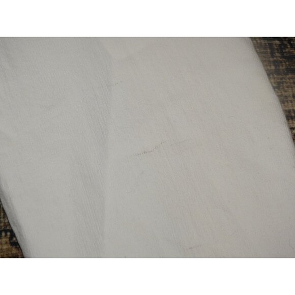 MOTHER Jeans The Looker Ankle Fray White Stretch Denim Women 31 - Picture 13 of 13